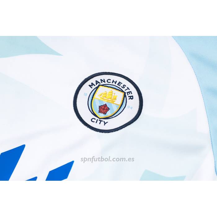 Chandal del Manchester City Manga Corta 2024-2025 Azul - Pantalon Corto